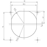 BASE Y TAPA EXTERIOR PARA ESTANQUE DE AGUA