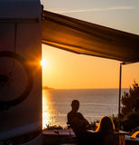 TOLDO FIAMMA F45 S POLAR 400 ROYAL GREY (LATERAL)