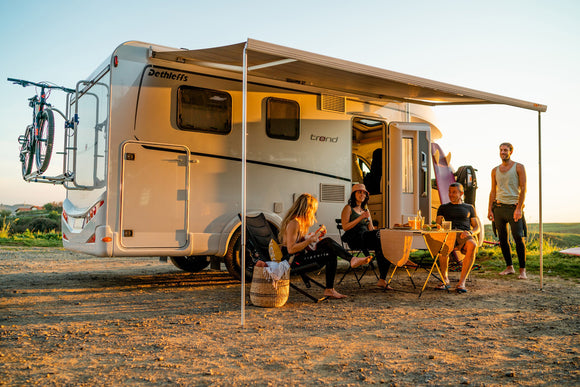 TOLDO FIAMMA F45 S POLAR 400 ROYAL GREY (LATERAL)