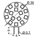 MÓDULO LED PLANO G4, 2,2 W